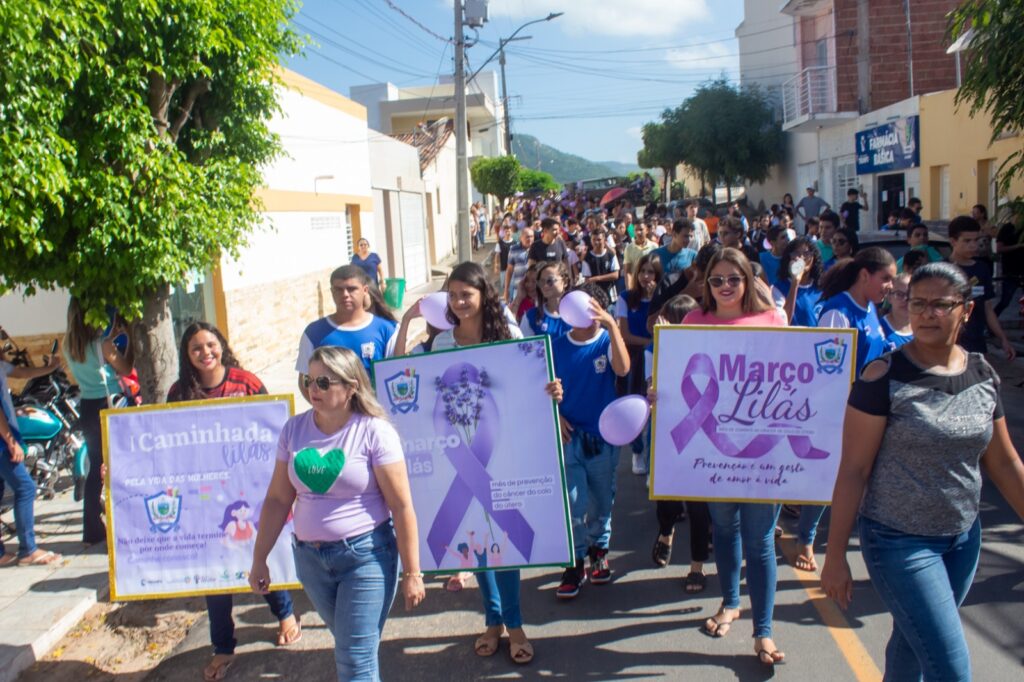 Em Triunfo : Secretaria de Assistência Social e Departamento da Mulher promovem a I Caminhada Lilás WhatsApp Image 2023 03 08 at 10.32.31 1 1024x682 - Em Triunfo : Secretaria de Assistência Social e Departamento da Mulher promovem a I Caminhada Lilás
