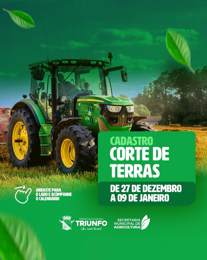 Prefeitura de Triunfo segue cadastrando agricultores para distribuição de horas de corte de terras; VEJA CALENDÁRIO WhatsApp Image 2023 12 26 at 12.53.553 - Prefeitura de Triunfo segue cadastrando agricultores para distribuição de horas de corte de terras; VEJA CALENDÁRIO