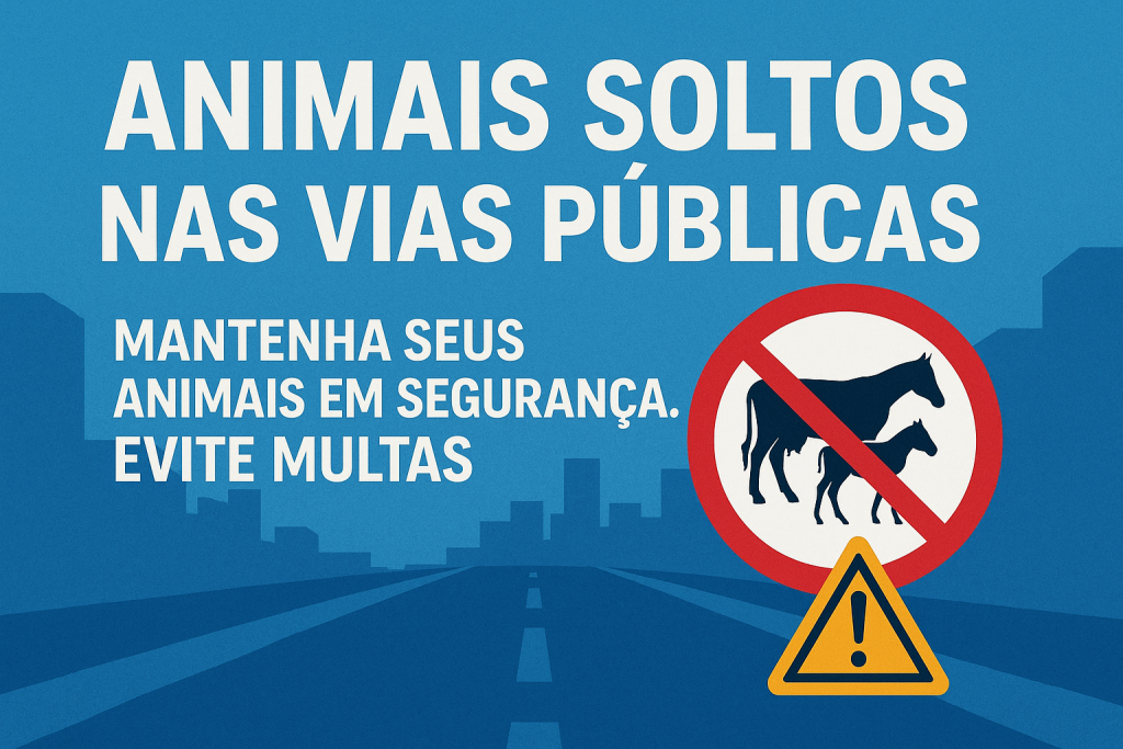 Animais soltos nas vias: Secretarias e Guarda Civil de Triunfo alertam ...